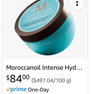 Almost full! Moroccanoil Intense Hydration Hair treatment